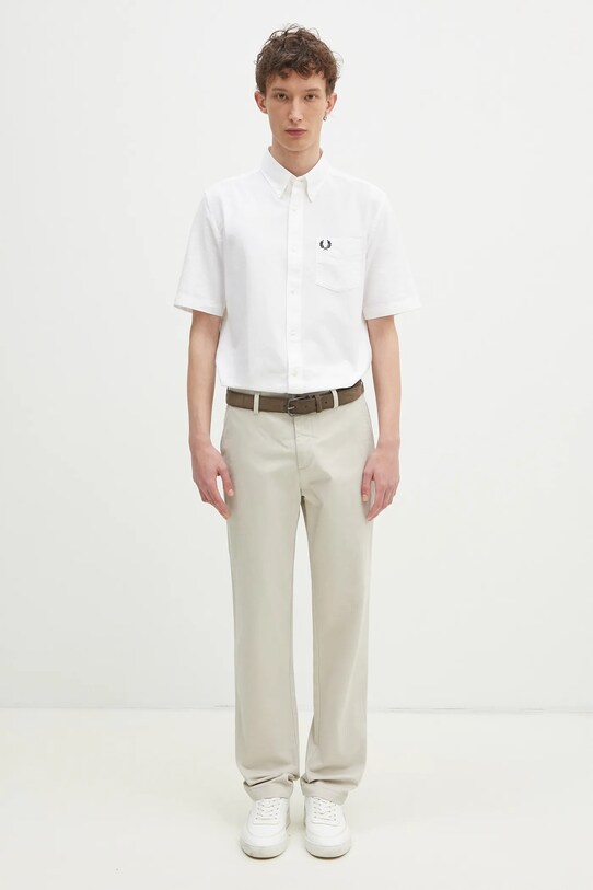 Бавовняна сорочка Fred Perry M8730.100 білий