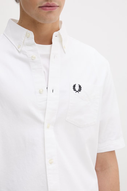 Fred Perry koszula bawełniana M8730.100 beżowy