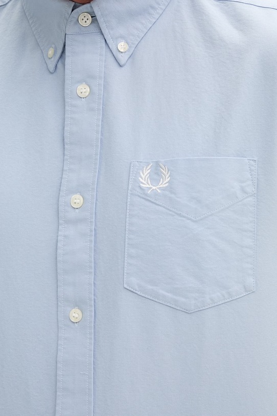 Fred Perry koszula bawełniana M8730.146 niebieski