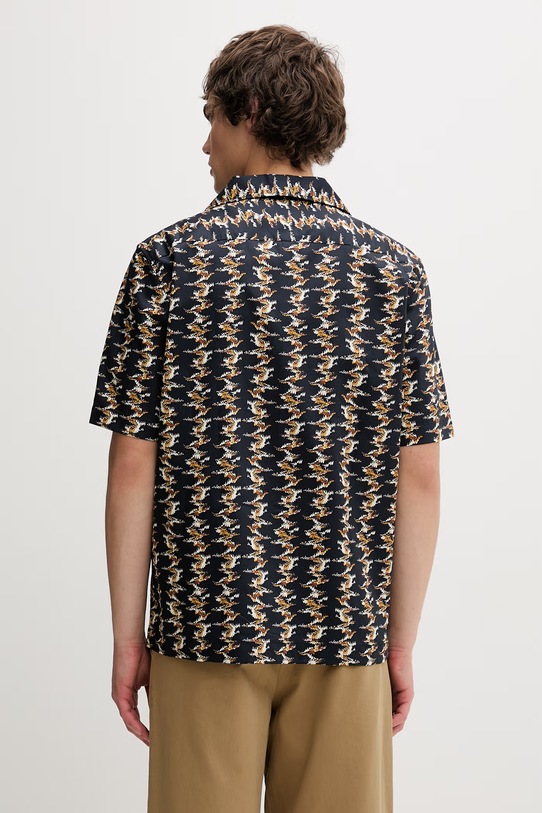 Odzież Fred Perry koszula bawełniana M9629.608 granatowy