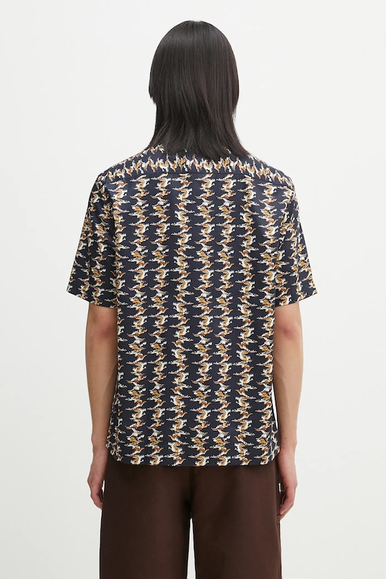 Odzież Fred Perry koszula bawełniana M9629.608 granatowy