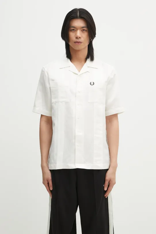 Fred Perry koszula gładkie biały M9822.129