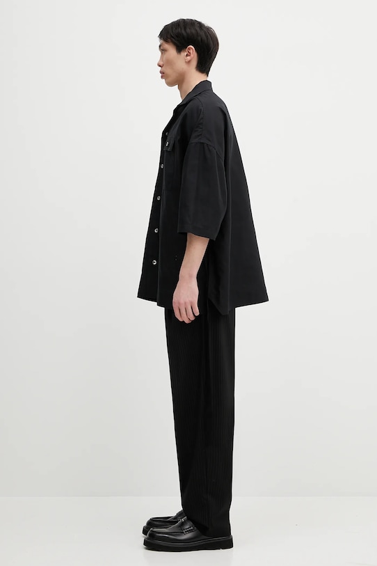 Рубашка Rick Owens DRKSHDW Magnum Tommy DU01E3290.NR чёрный SS25