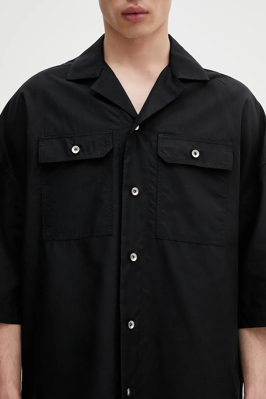 Рубашка Rick Owens DRKSHDW Magnum Tommy чёрный DU01E3290.NR