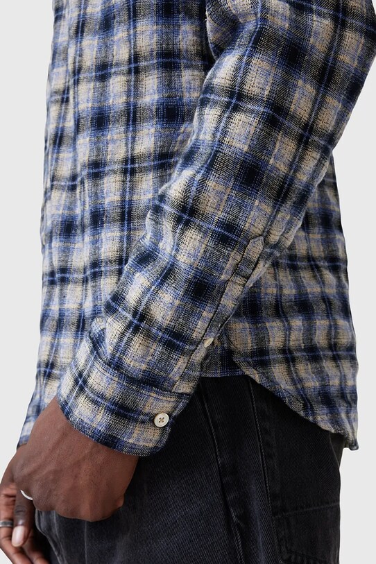 Одежда Хлопковая рубашка AllSaints ORIN M019SC мультиколор