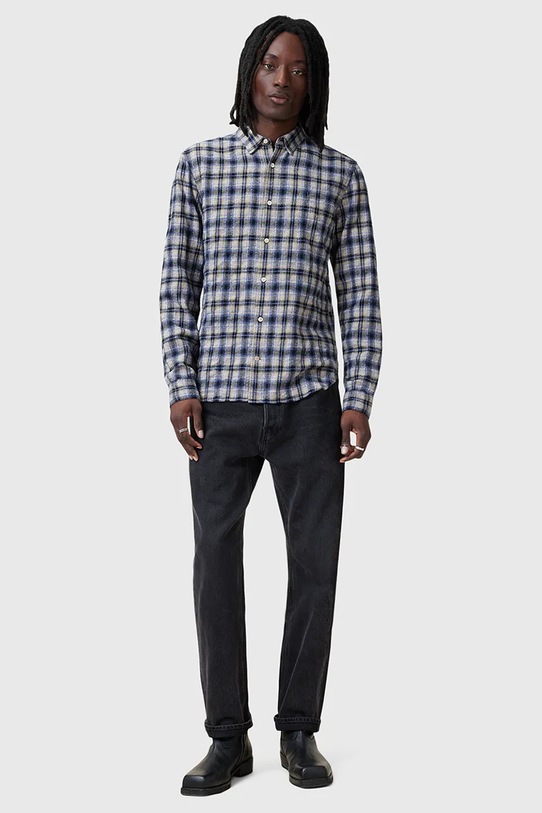 Хлопковая рубашка AllSaints ORIN M019SC