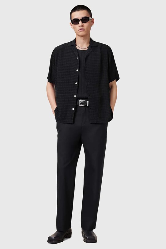 Рубашка AllSaints MADIN чёрный M038SC