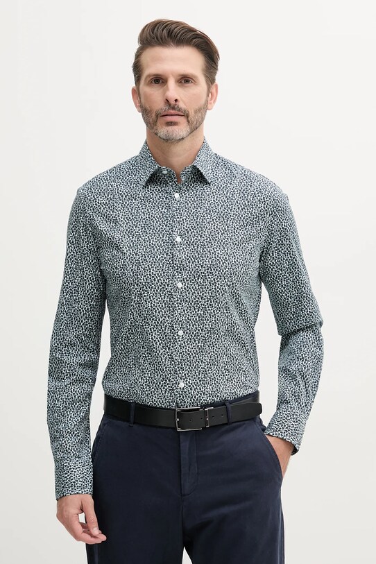 Marciano Guess koszula wzorzyste niebieski 4GHH02.4388Z