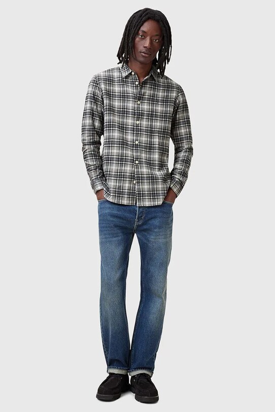 AllSaints camasa din bumbac GRATTON M021SC