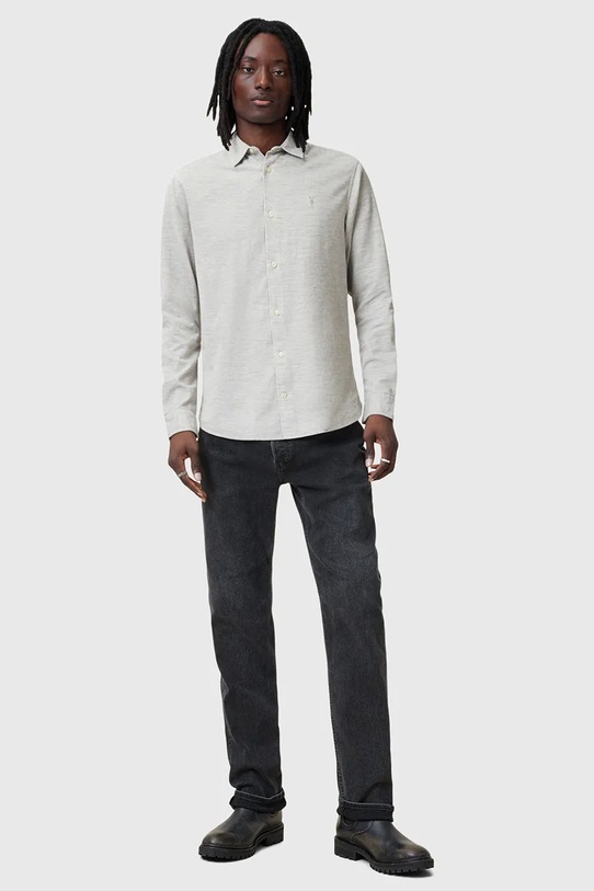 AllSaints cămașă din bumbac LORELLA gri M151SB