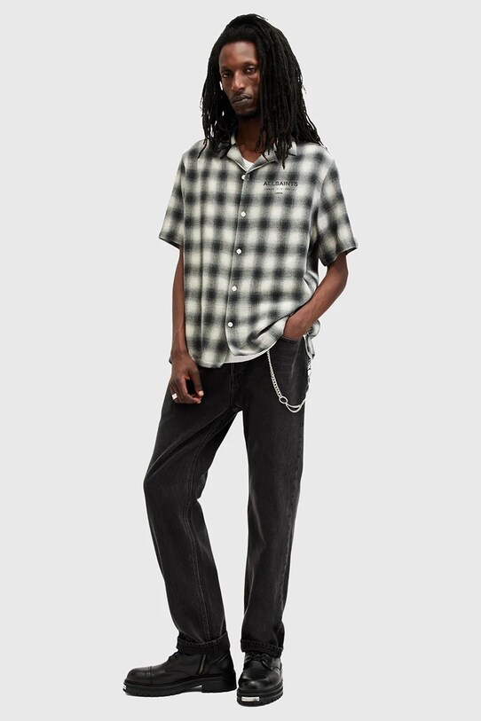 Bavlnená košeľa AllSaints UNDRGRND M163SB