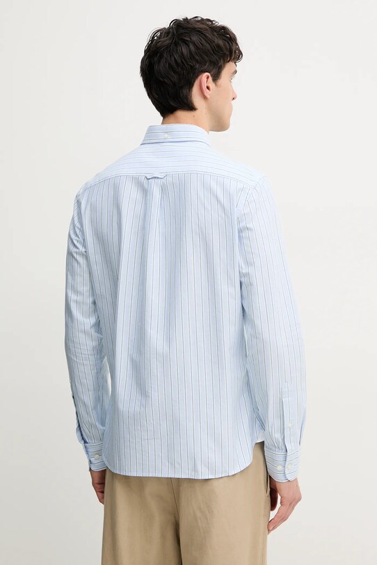 Одяг Бавовняна сорочка Hackett London HM3010276 блакитний
