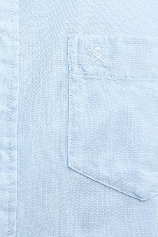 Hackett London cămașă din bumbac HM3010217 albastru