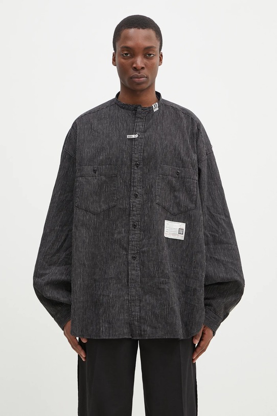 Maison MIHARA YASUHIRO Both Fronts L/S Shirts A14SH081 čierna SS25