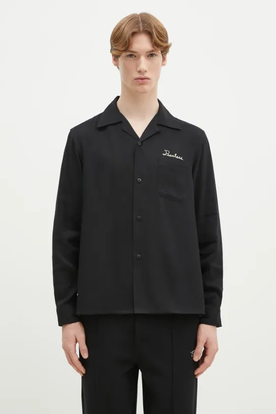 Рубашка Visvim Keesey Sp Shirt L/S гладкий чёрный 125105011015