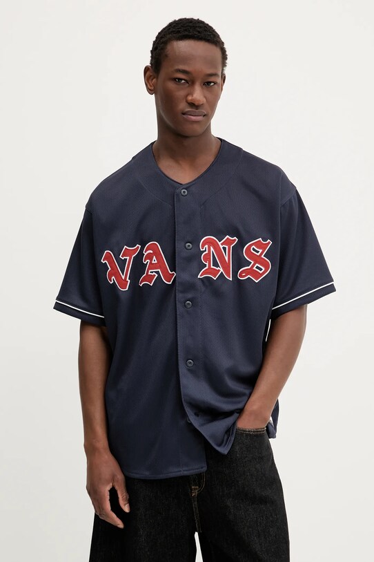 Vans tricou imprimeu bleumarin VN000KUQJDU1