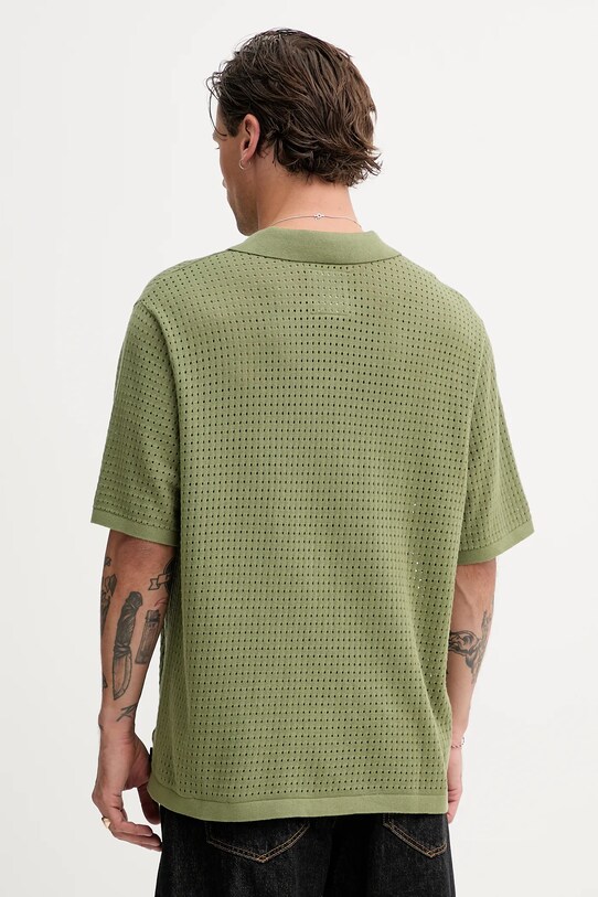 Îmbrăcăminte Vans cămașă din bumbac VN000KUYZBF1 verde