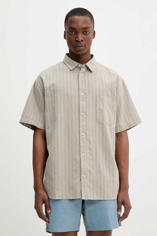 Košile Vans krátký béžová VN000M15EBF1