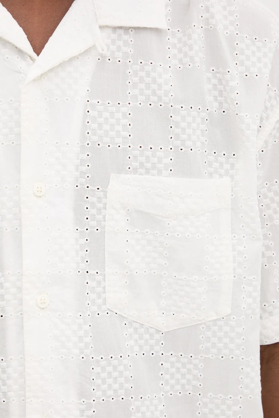 Vans koszula bawełniana VN000M1FFS81 beżowy