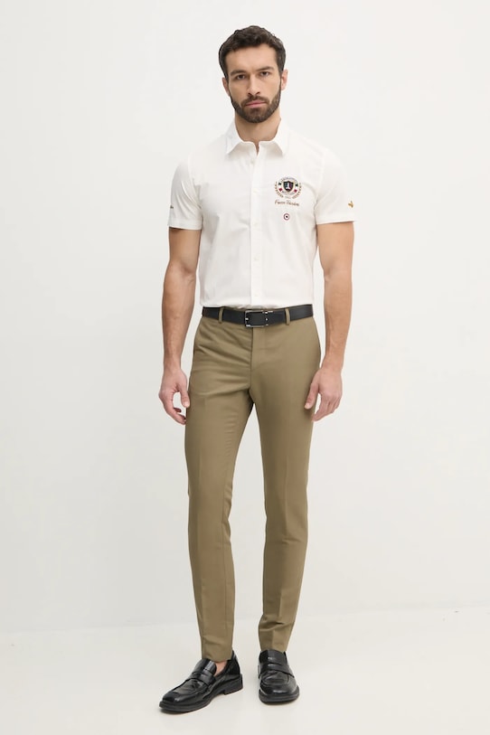 Рубашка Aeronautica Militare CA1285CT3288 бежевый SS25