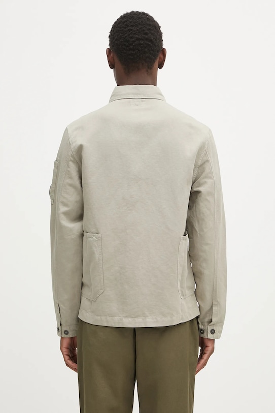 Clothing C.P. Company linen blend shirt 18CMOS102A006273G green