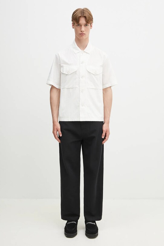 C.P. Company koszula bawełniana 18CMSH236A005328G beżowy