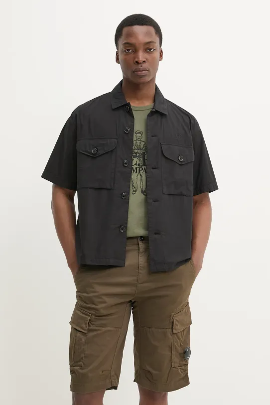 C.P. Company cotton shirt cotton black 18CMSH236A005328G