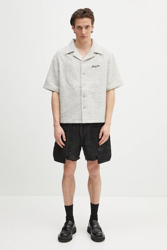Риза Axel Arigato Gil Boucle Shirt A2916001 бял
