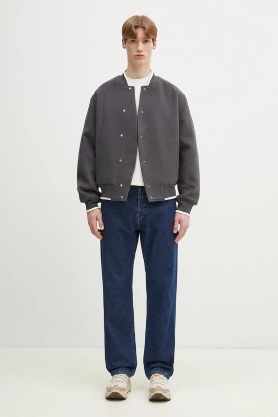 Vlnená bunda bomber Axel Arigato Typo Varsity Jacket A3074003