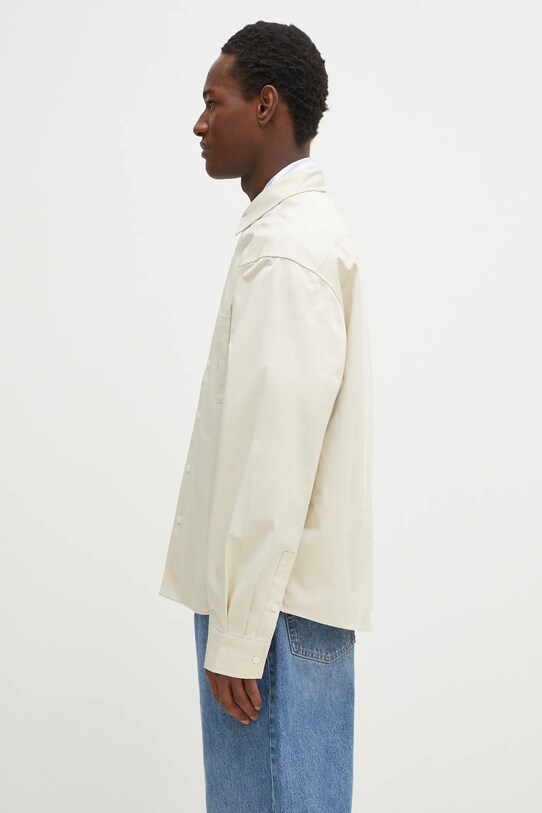 Бавовняна сорочка Axel Arigato Ray Overshirt A3119002 бежевий SS25
