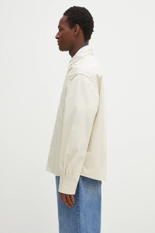 Памучна риза Axel Arigato Ray Overshirt A3119002 бежов SS25