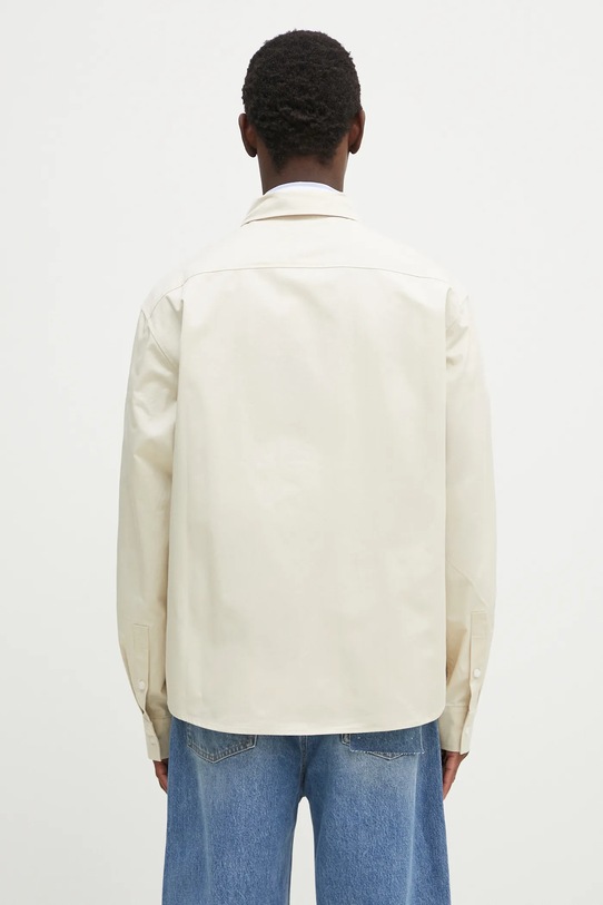 Дрехи Памучна риза Axel Arigato Ray Overshirt A3119002 бежов