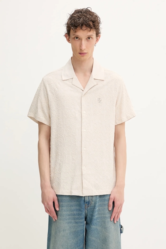 Filling Pieces linen blend shirt Resort linen-blend beige 91799809978