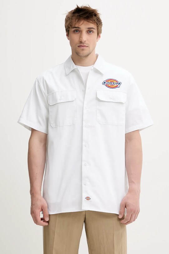Košile Dickies krátký bílá DK0A4XRRWHX1