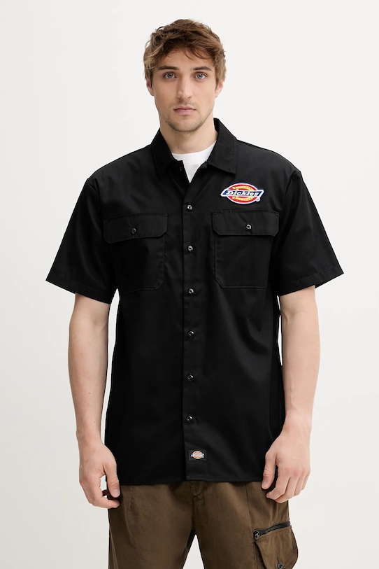 Dickies cămașă scurt negru DK0A4XRRBLK1