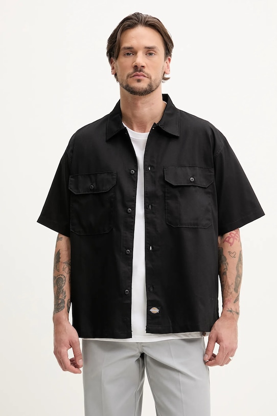 Košile Dickies krátký černá DK0A4Z7QBLK1