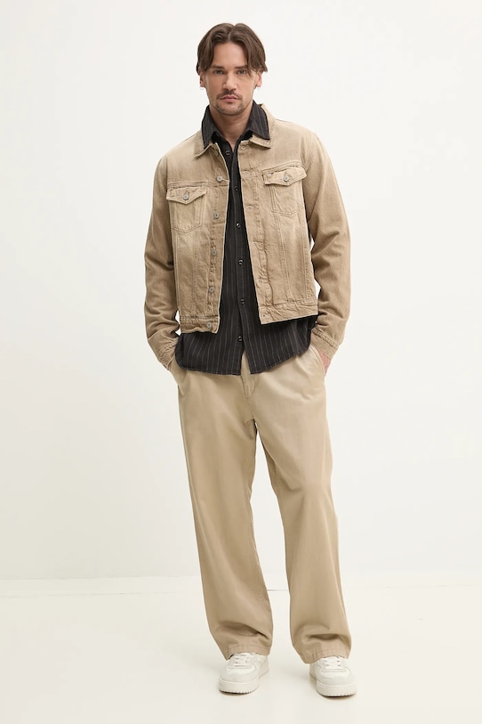 Dickies cămașă din bumbac DK0A4Z7NBLK1 negru SS25