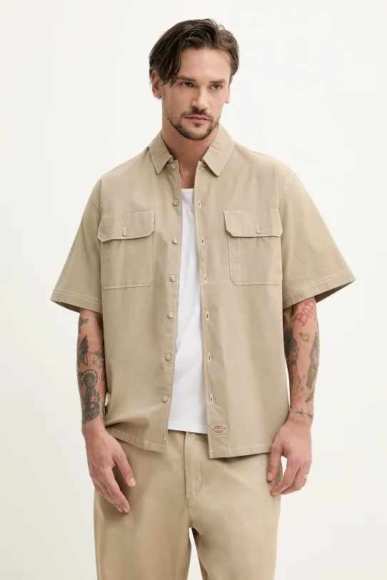 Dickies camicia semplice verde DK0A4Z7R0DS1