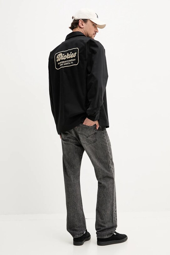 Дрехи Памучна риза Dickies DK0A4Z7PBLK1 черен