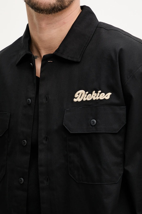 Βαμβακερό πουκάμισο Dickies DK0A4Z7PBLK1