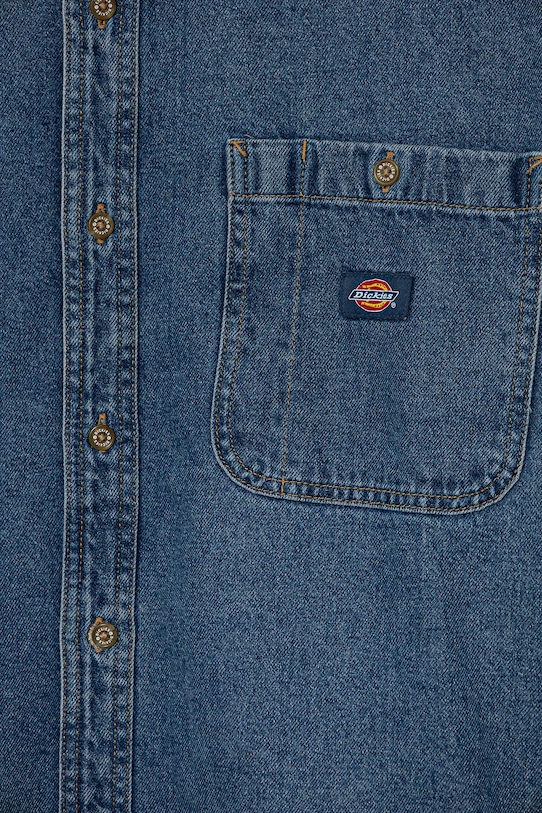 Abbigliamento Dickies camicia di jeans DK0A4YF5CLB1 blu