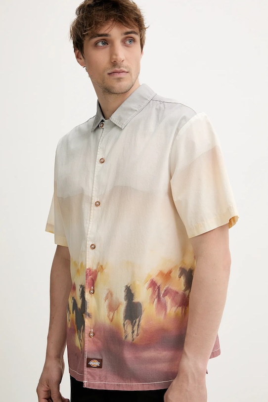 Хлопковая рубашка мультиколор DK0A8676K411