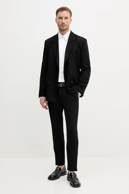 Košile Karl Lagerfeld KL STUDIO 552663.605421 bílá SS25