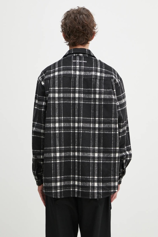 Дрехи Риза с вълна MKI MIYUKI ZOKU Check Flannel Shirt CHECK.FLANNEL.SHIRT.BLA черен