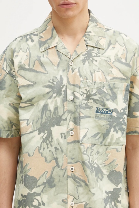 Дънкова риза Napapijri G-Talla зелен NP0A4IDJFCU1