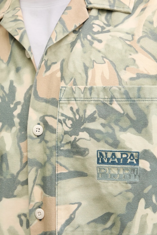 Napapijri koszula jeansowa G-Talla NP0A4IDJFCU1 zielony