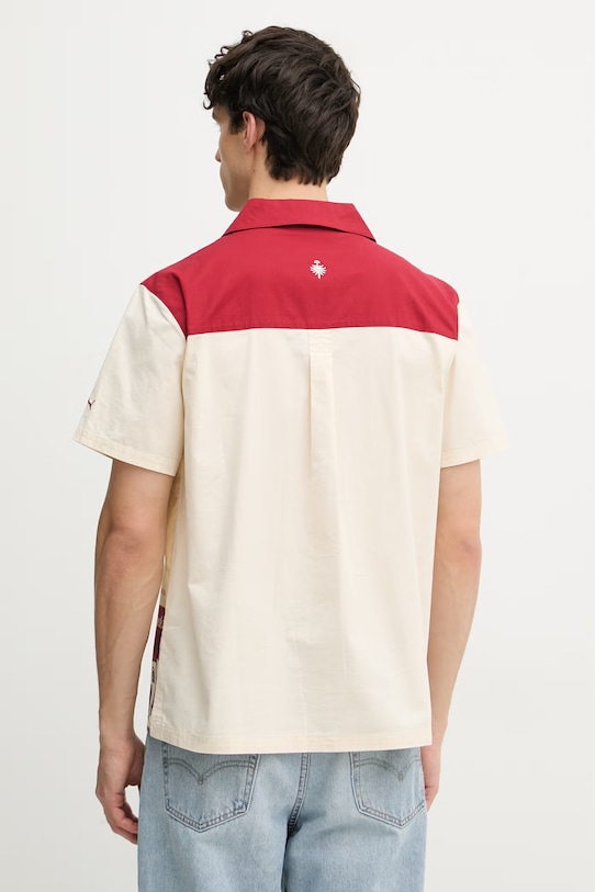 Odzież Puma koszula męska bawełniana PALAIS ARTISAN Shirt 629392 beżowy