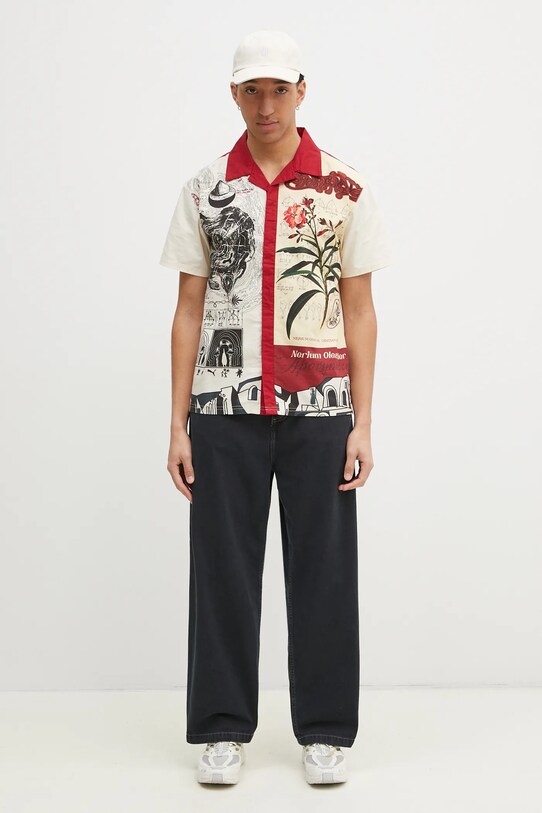 Pamučna košulja Puma PALAIS ARTISAN Shirt 629392 bež