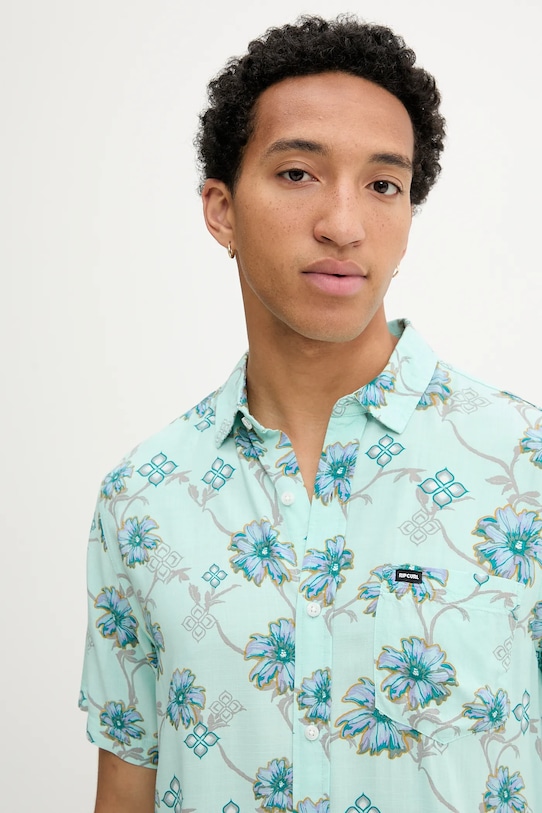 Ρούχα Πουκάμισο Rip Curl 04NMSH τιρκουάζ