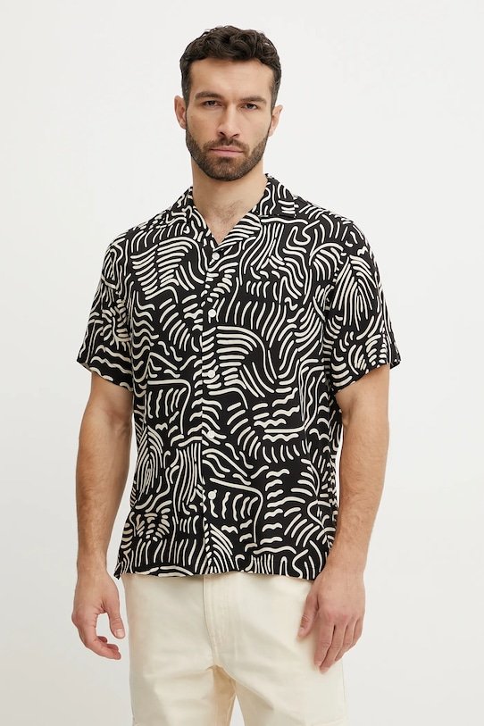 OAS koszula regular czarny 7005.60